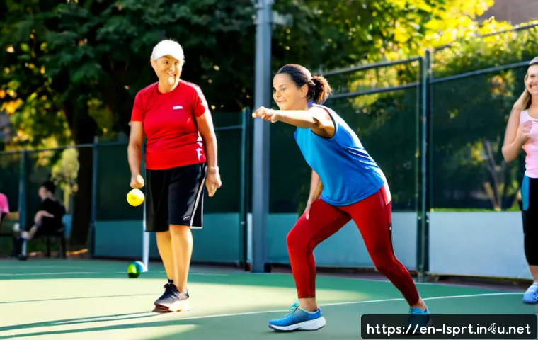 레저스포츠지도자와 관련된 문화적 트렌드 - Photorealistic community leisure sports instructor leading a diverse group of adults through an outd...